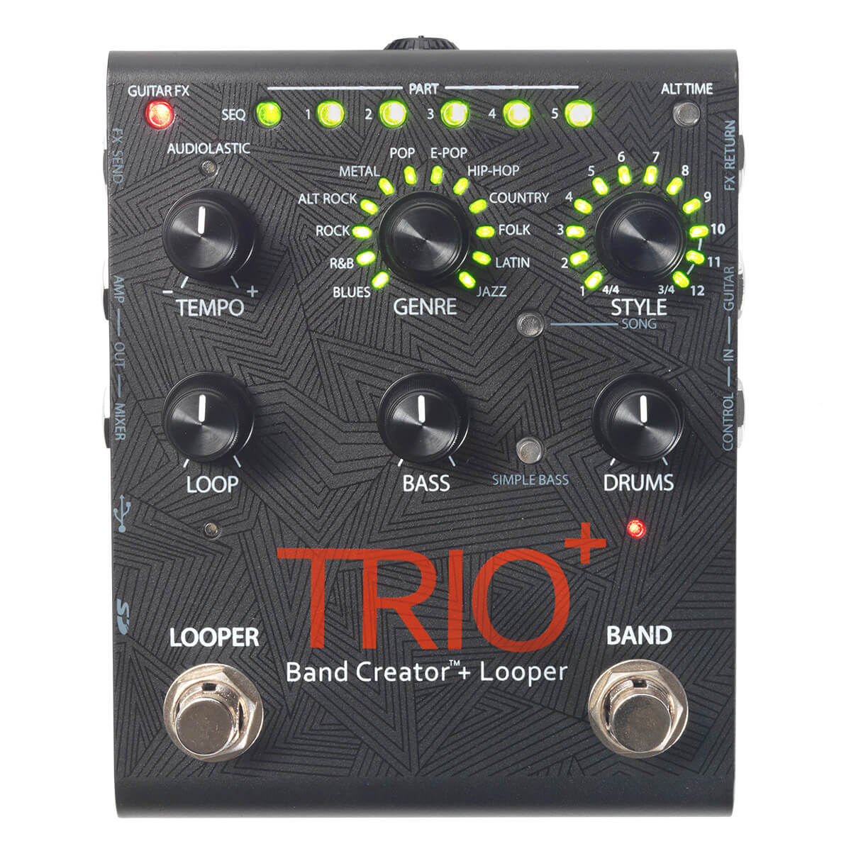 DigiTech Trio Plus Band Creator with 12 Genres and Looper view 2