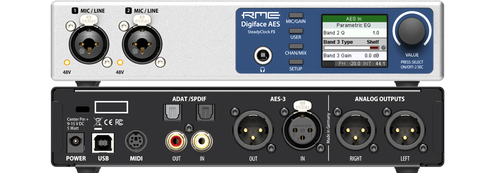 RME Digiface AES 32-Channel AES/EBU Interface, product image