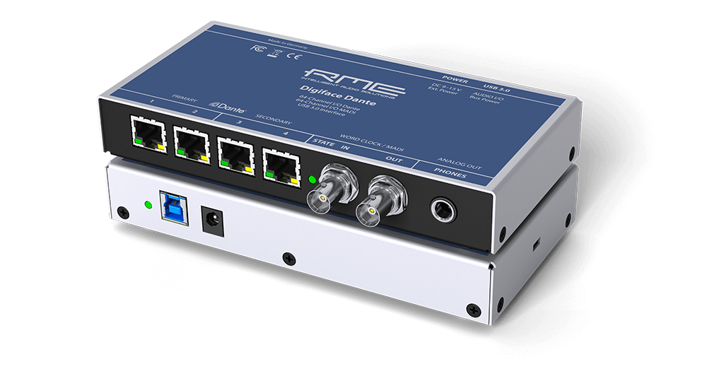 RME Digiface Dante 256-Channel Dante Interface, product image