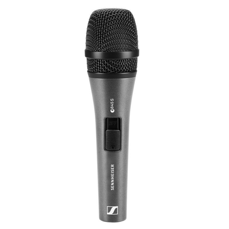 Sennheiser E845-S Handheld Supercardioid Dynamic Vocal Microphone with Switch