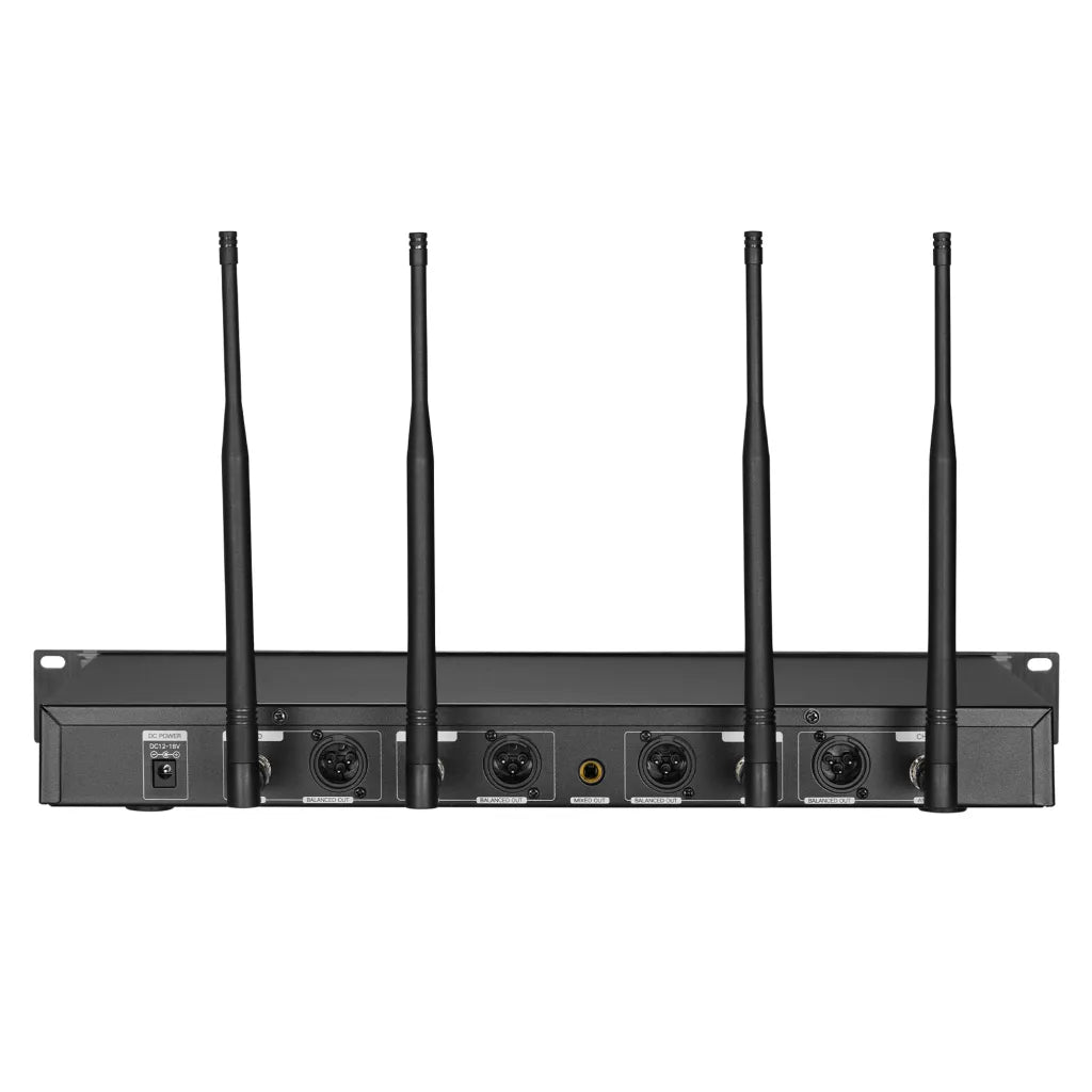 FEUR FU-4.200 DSP 4-Channel UHF Wireless Microphone System, view 3