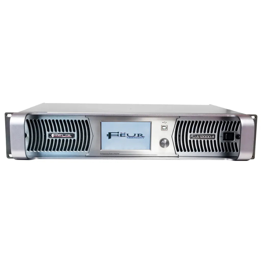 FEUR FU-A12000-4 12000W Power Amplifier - 4-Channel Digital Precision