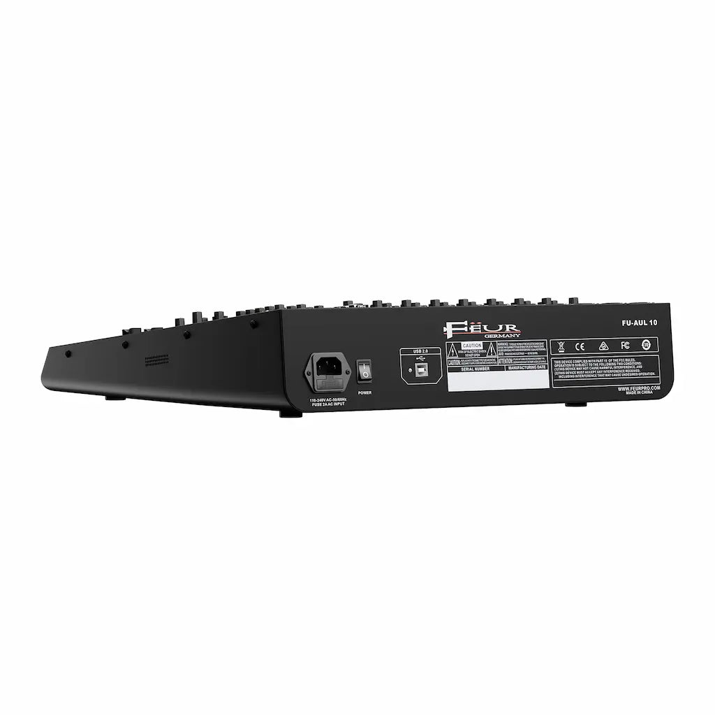 FEUR FU-AUL10 Audio Link 10-Channel Mixer with DSP and Bluetooth, view 3
