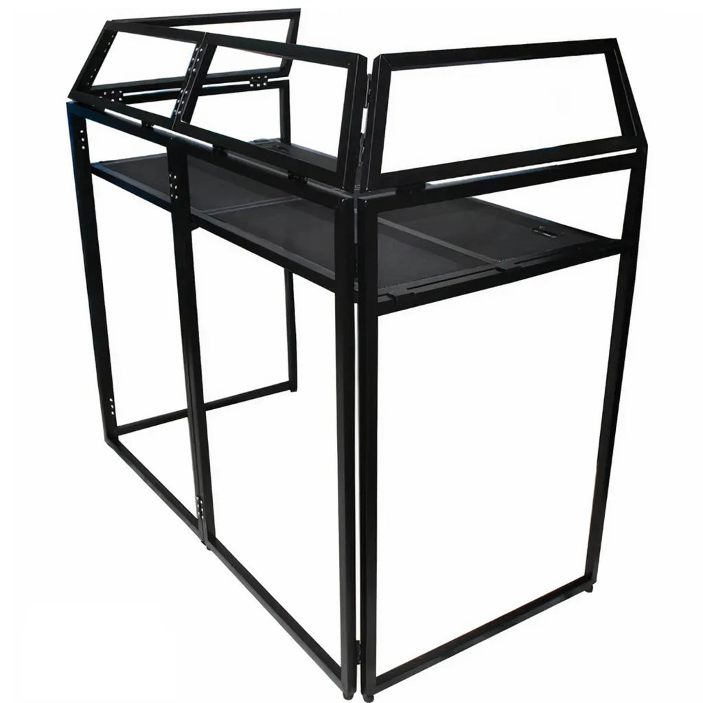 FEUR DJ Desk Professional DJ Booth Stand with Scrims and Case, view 2