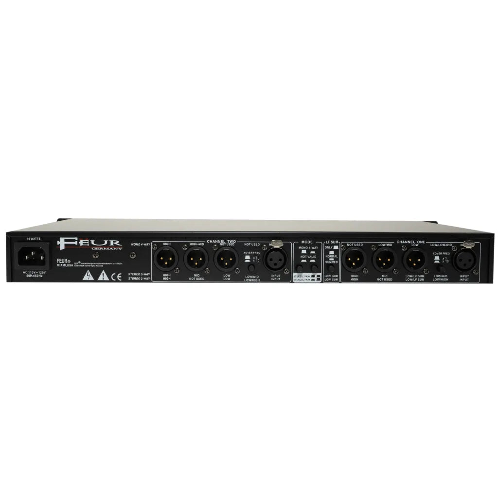 FEUR FU-EC234 - Electronic Audio Crossover, view 3