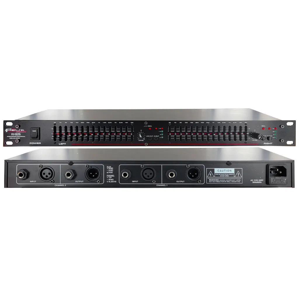 FEUR FU-EQ215 - Dual 15-Band Graphic Equalizer, view 3