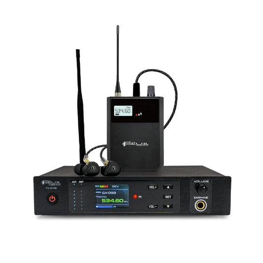 FEUR FU-IE700 UHF Wireless In-Ear Monitor System with IE-9 Earphones