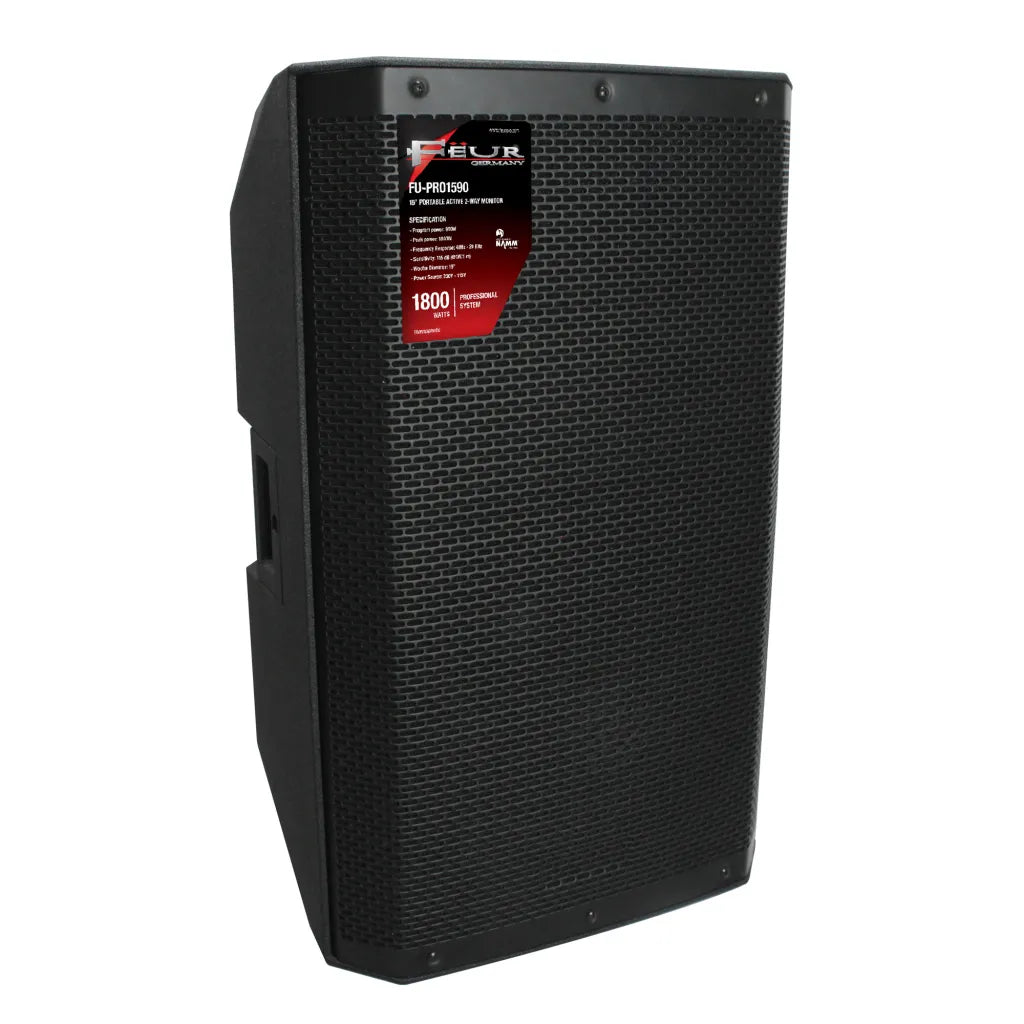 FEUR 15 Inch Active 2-Way Monitor Speaker FU-PRO1590, view 2