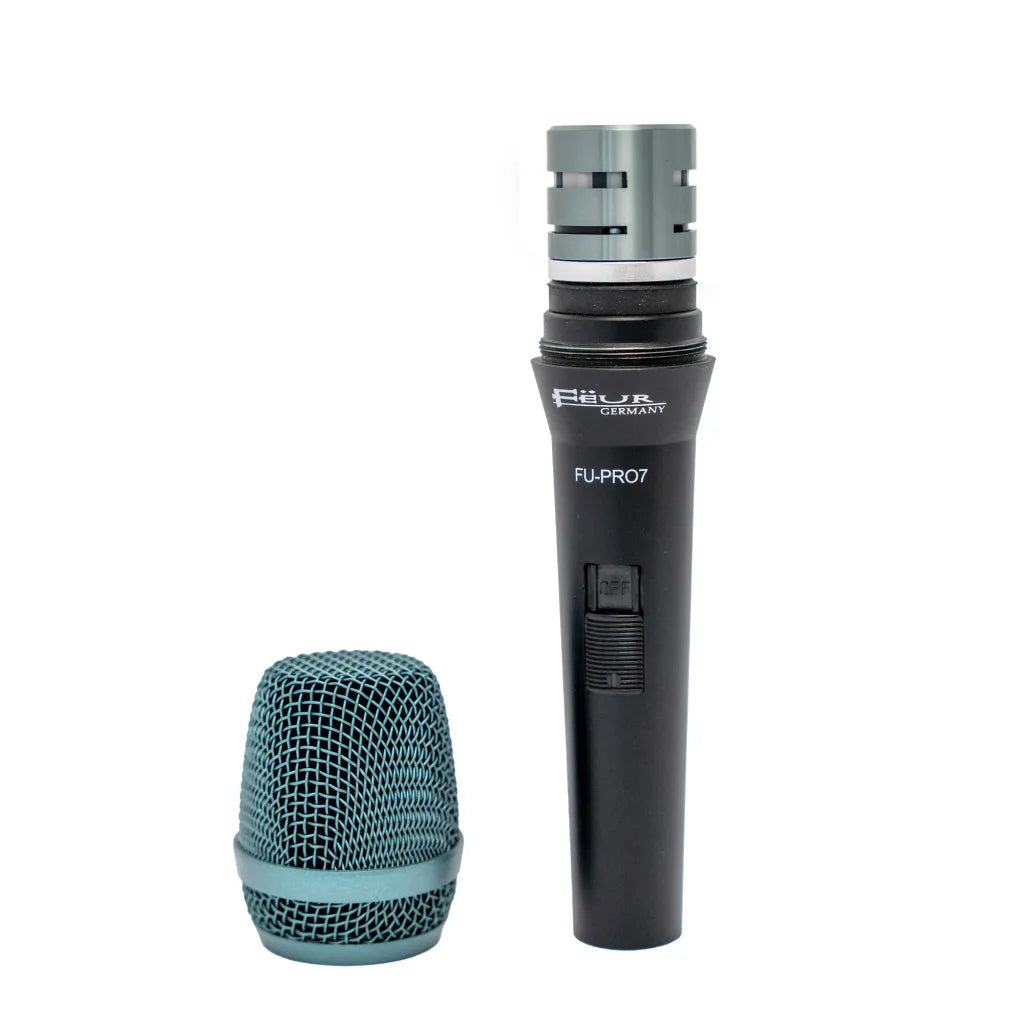 FEUR FU-PRO7 Stage Dynamic Vocal Microphone with Carry Case, view 2
