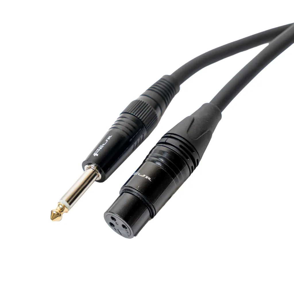 FEUR Tour Pro FU-TPSL17 Instrument to XLR Cable, 5-Layer Shield, view 2
