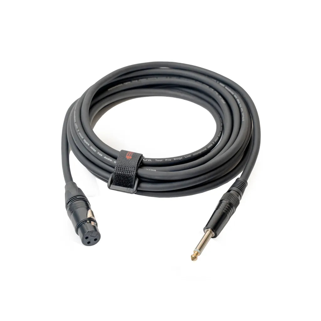 FEUR Tour Pro FU-TPSL17 Instrument to XLR Cable, 5-Layer Shield, view 3
