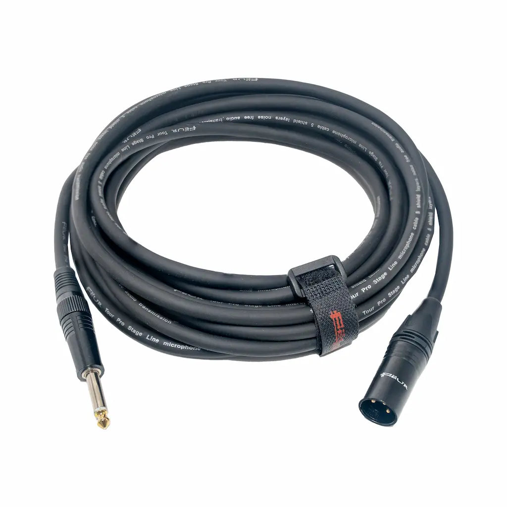FEUR Tour Pro FU-TPSL25 TRS to XLR Male Cable, 5-Layer Shield, view 2