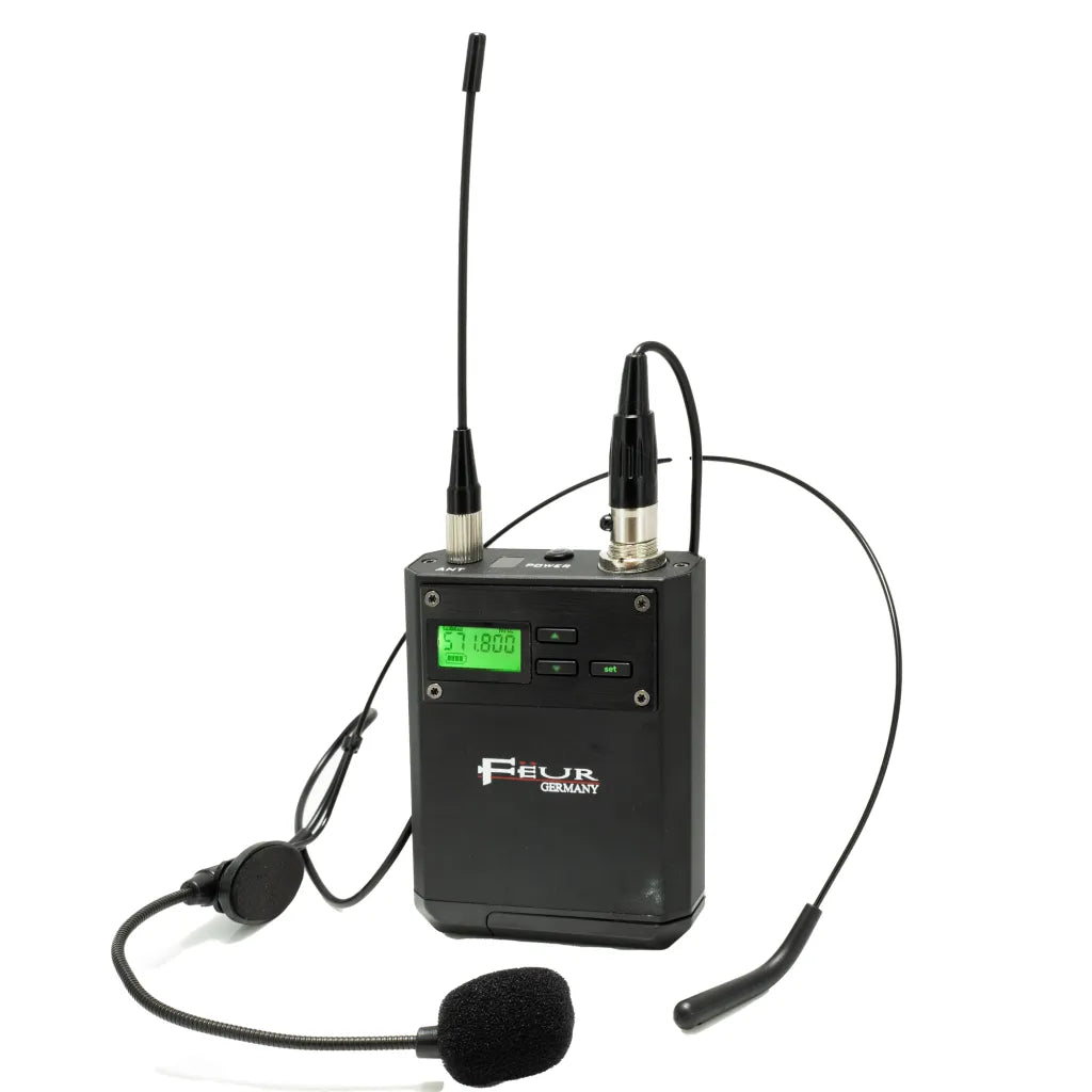 FEUR UHF Wireless Microphone Bodypack System FU-WTK3-UHF