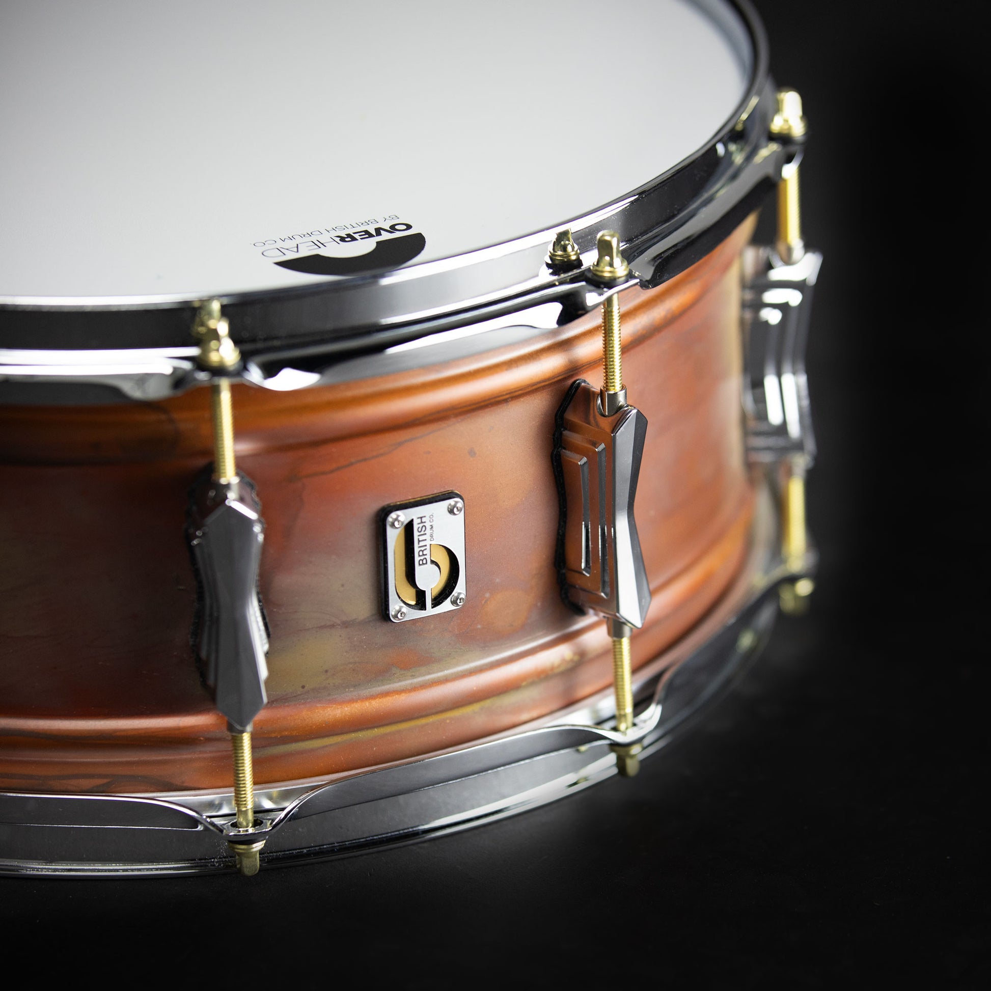 British Drum Co. Firebird Series Copper-Over-Brass 6" x 14" Snare Drum