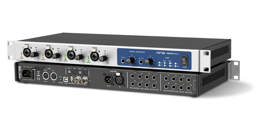 RME Fireface 802 FS 60-Channel USB Audio Interface, product image