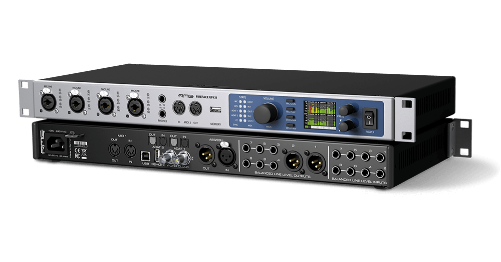 RME Fireface UFX II 60-Channel USB Audio Interface, product image
