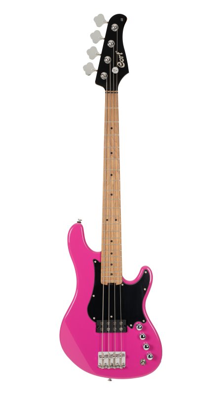 Cort GB Short Scale Bass Fandango Purple - front view