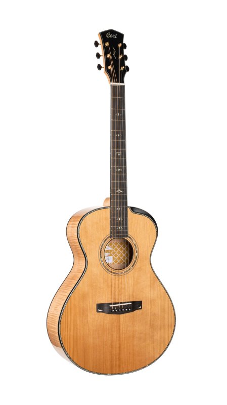 Cort Gold Passion Acoustic-Electric Guitar Natural - front view