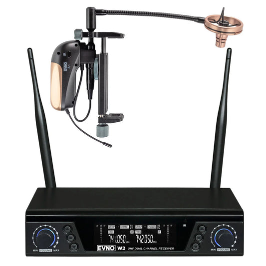 Evno GTX-W2 Guitar Wireless System (Dual)