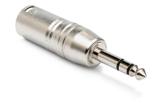 Adapter, XLR3M to 1/4 in TRS