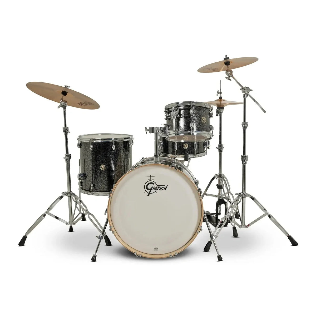 Gretsch Catalina Maple 4-Piece Shell Pack in Black Stardust, view 3