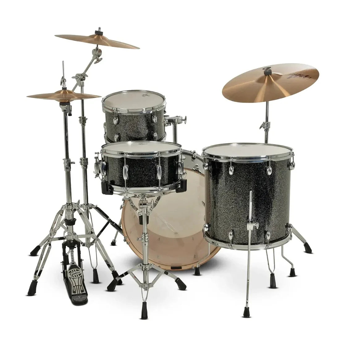 Gretsch Catalina Maple 4-Piece Shell Pack in Black Stardust, view 6