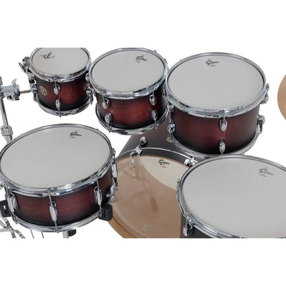 Gretsch Catalina Maple 7-Piece Shell Pack in Satin Deep Cherry Burst, view 5