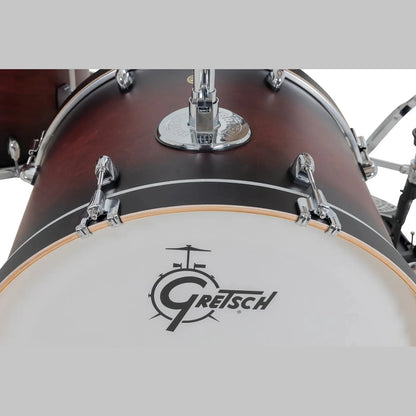 Gretsch Catalina Maple 7-Piece Shell Pack in Satin Deep Cherry Burst, view 7