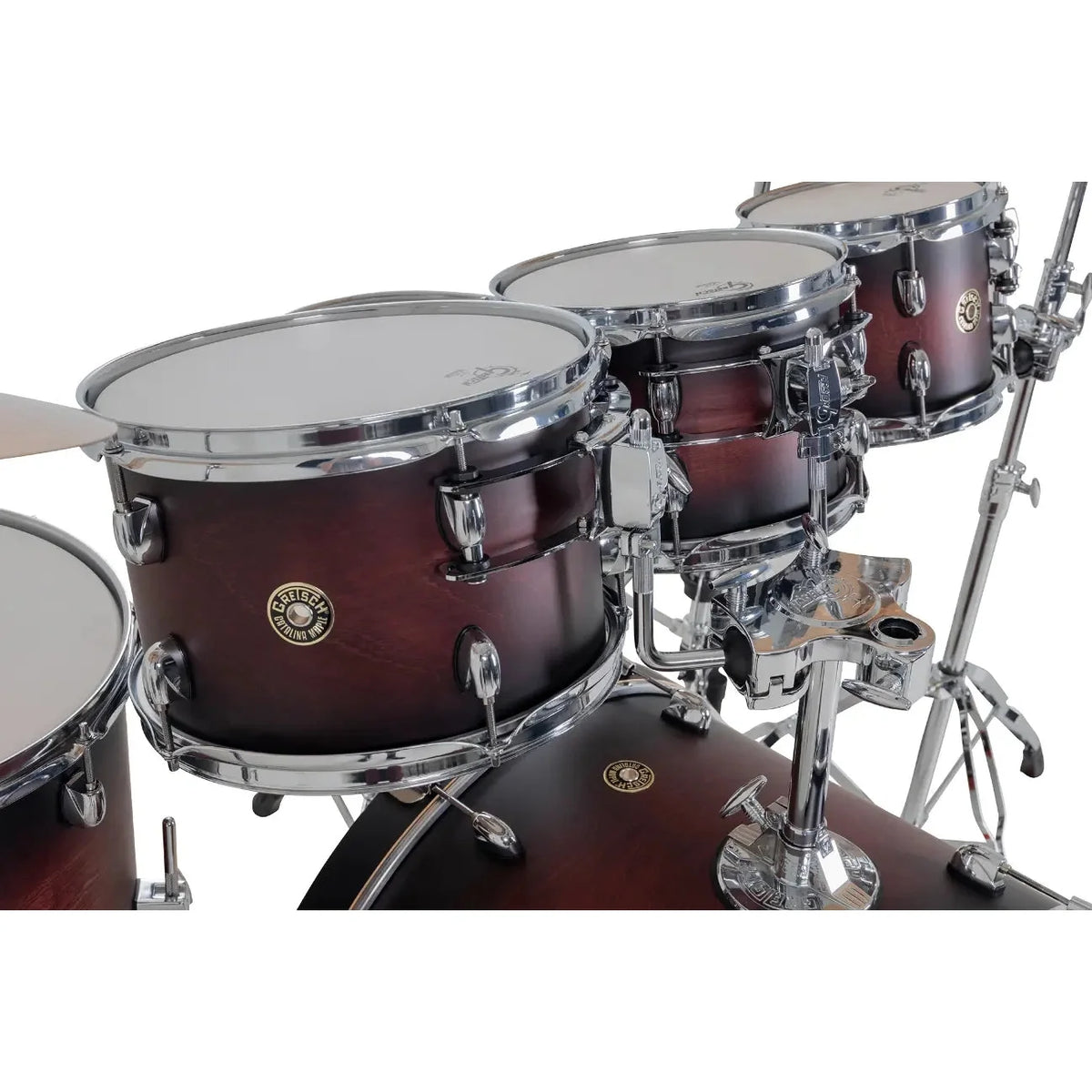 Gretsch Catalina Maple 7-Piece Shell Pack in Satin Deep Cherry Burst, view 8