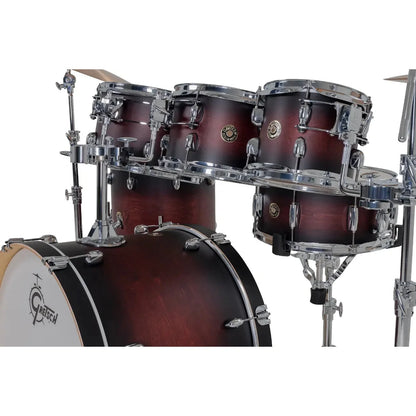 Gretsch Catalina Maple 7-Piece Shell Pack in Satin Deep Cherry Burst, view 9