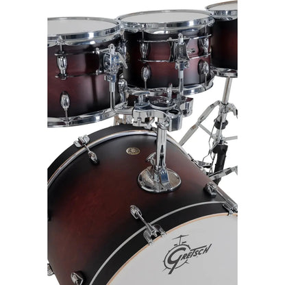 Gretsch Catalina Maple 7-Piece Shell Pack in Satin Deep Cherry Burst, view 10