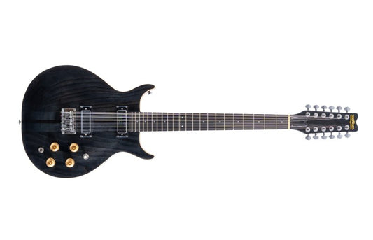 Washburn H12 Wing Series Electric Guitar — Trans Black