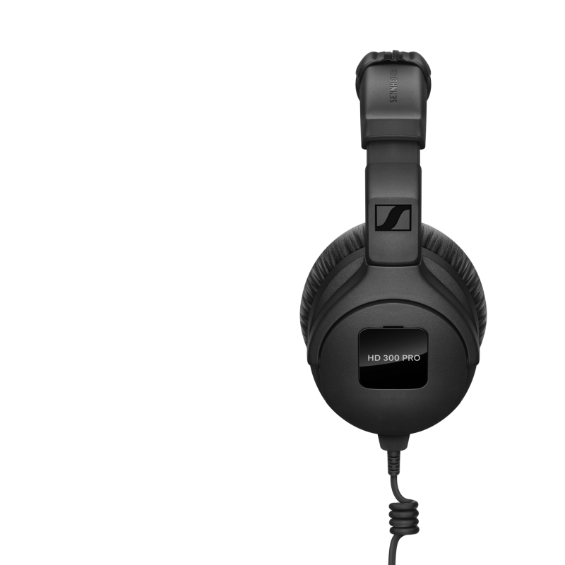 Sennheiser HD300PRO High-Resolution Closed-Back Headphones for Detailed Monitoring in Studio, Stage, or Broadcast Environments