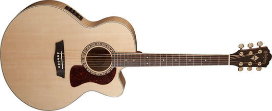 Washburn HJ40SCE Heritage 40 Jumbo Cutaway Acoustic-Electric