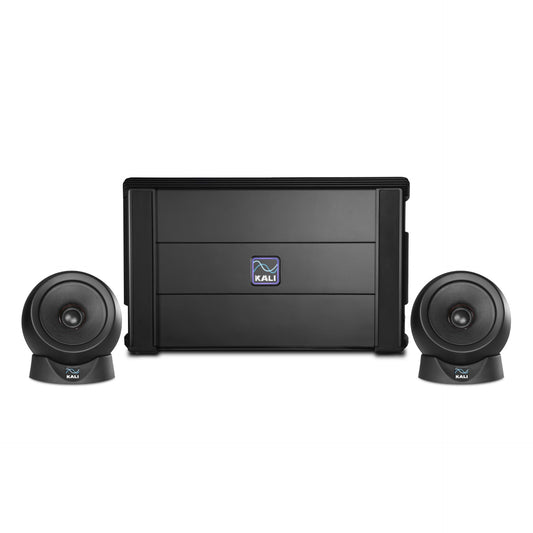 Kali Audio IN-UNF Ultra Nearfield 3-Way Monitor System, front view