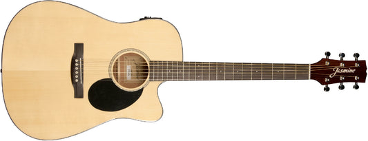 Jasmine JD36CE Acoustic-Electric Dreadnought Guitar - Natural Gloss