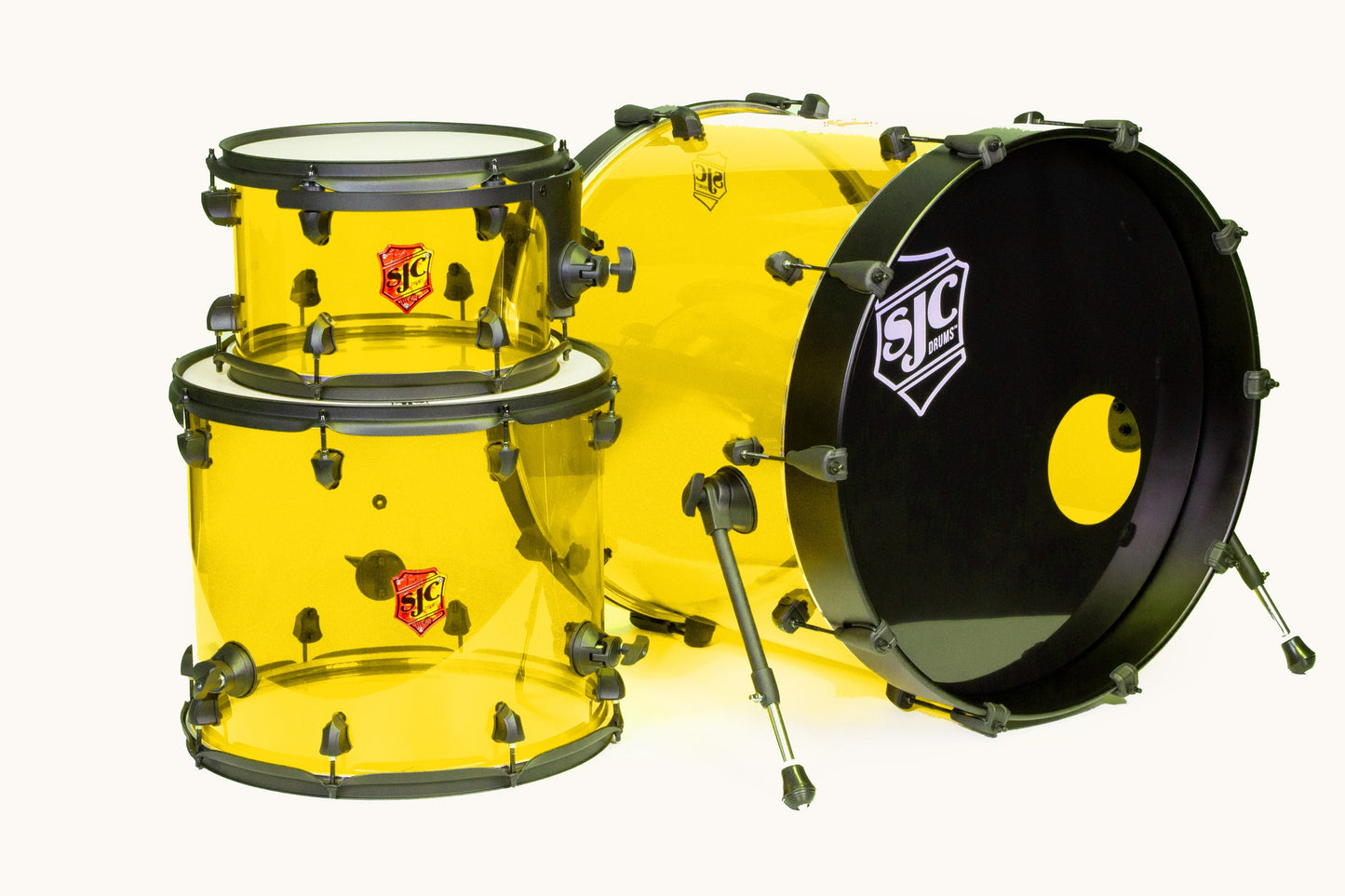 SJC Josh Dun Torch 3-Piece Acrylic Drum Set
