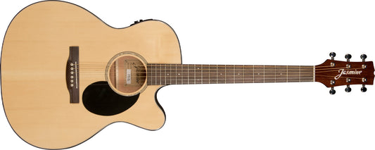 Jasmine JO36CE Acoustic-Electric Orchestra Guitar - Natural Gloss