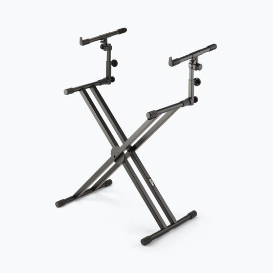 On-Stage Double-X ERGO-LOK Keyboard Stand with Second Tier