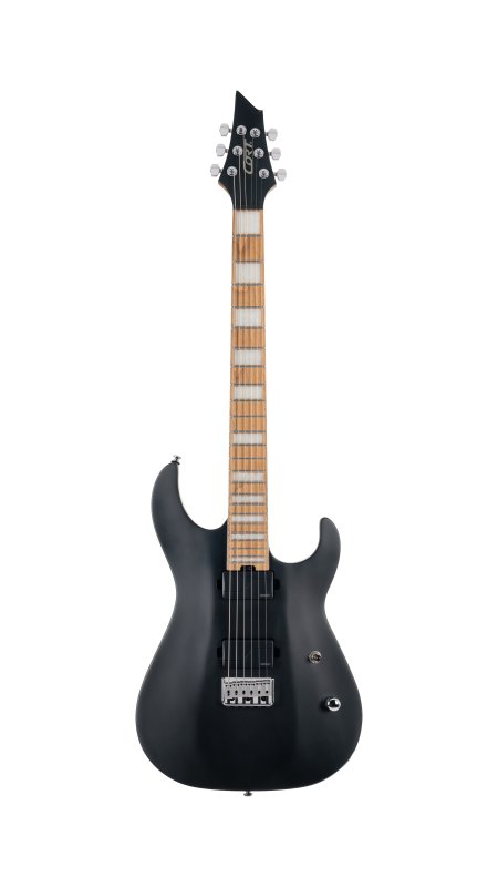 Cort KX600 Infinite Electric Guitar Black Satin - front view