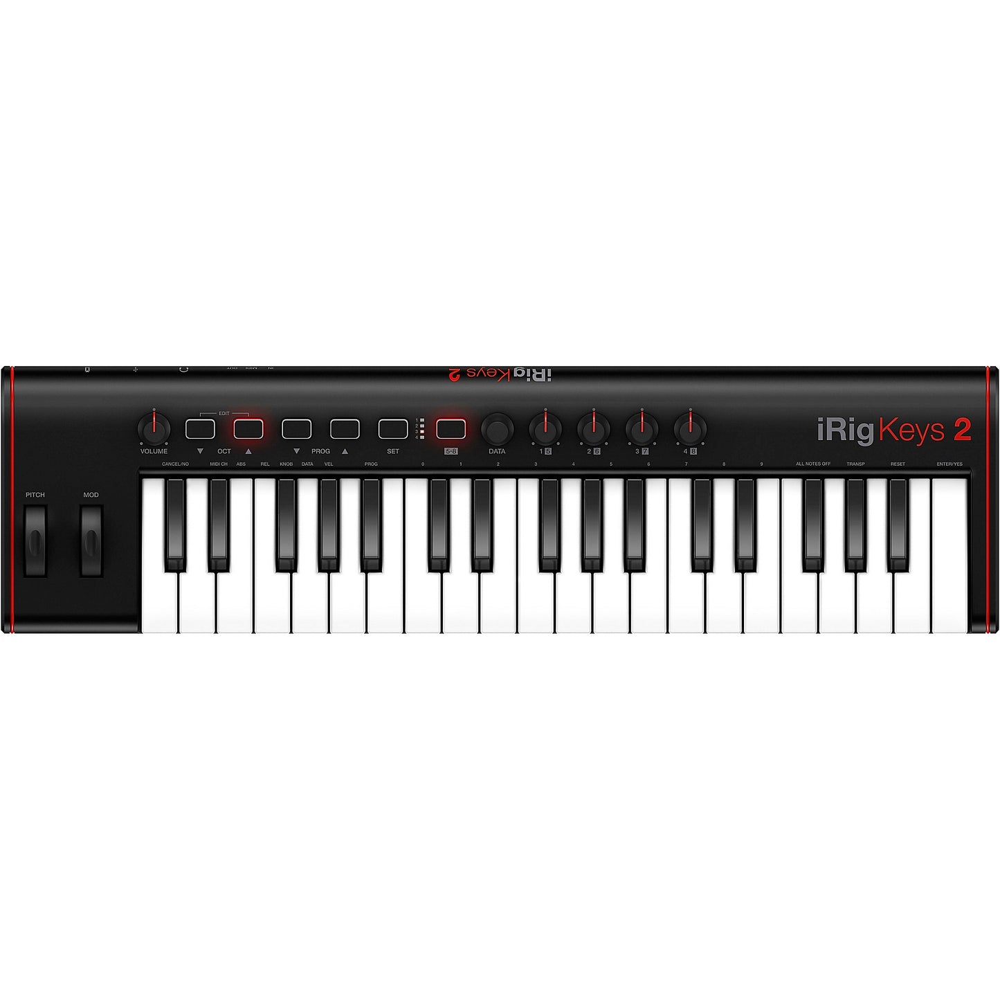iRig Keys 2  compact 37-key MIDI controller for iPhone/iPad and Mac/PC