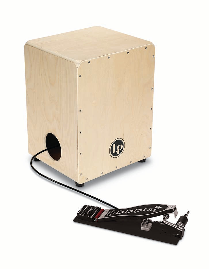 LP LP1400NWP 2 - SIDED Cajon with Dw Cajon Pedal