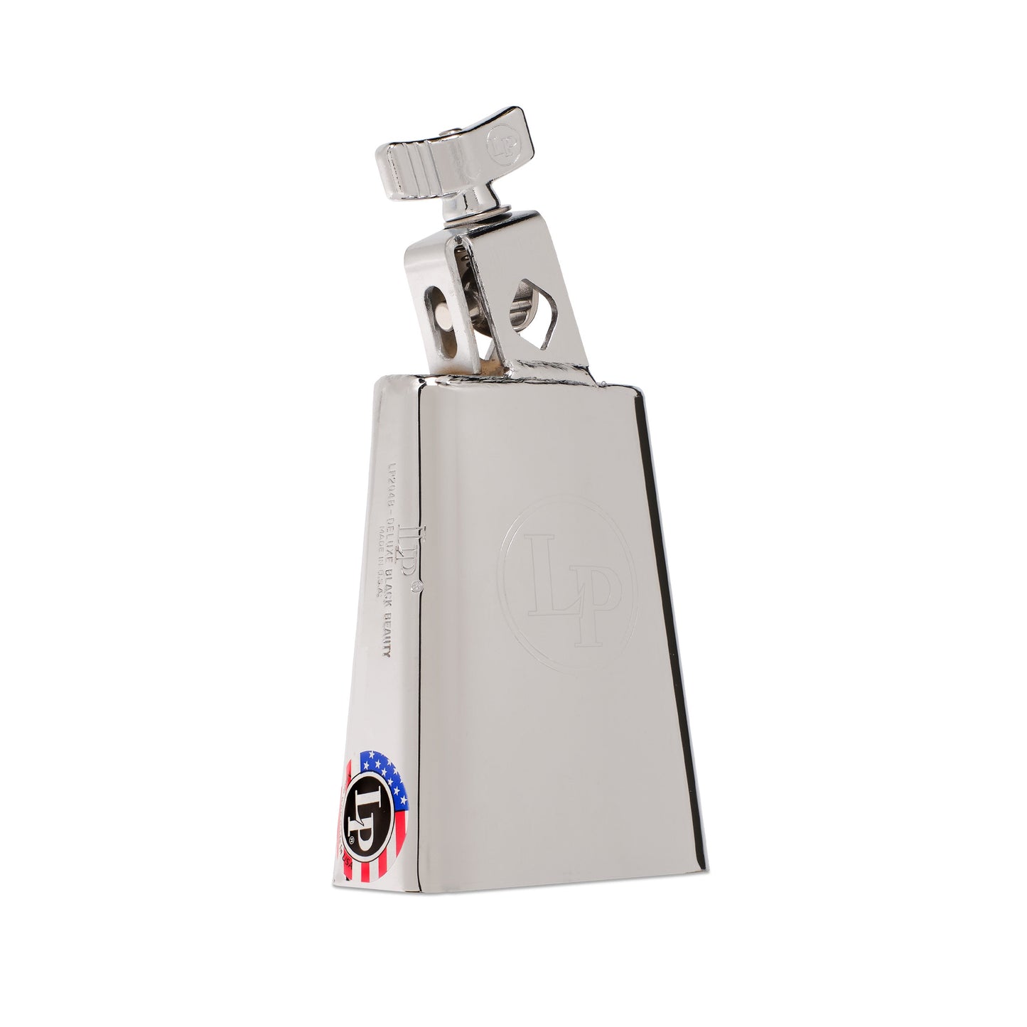 LP Chrome Black Beauty Cowbell 5IN 1/2IN Mount
