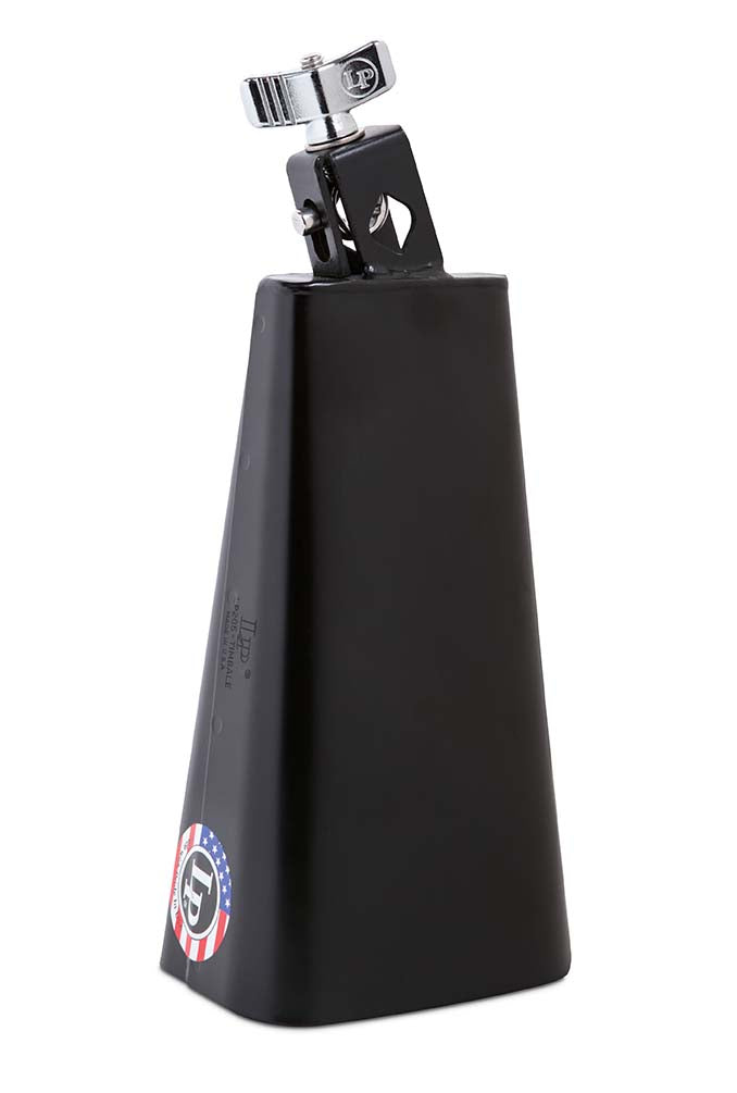 LP Black Timbale Cowbell 8IN 1/2IN Mount