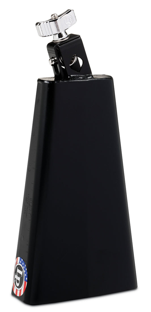 LP Black Mambo Cowbell 8IN 1/2IN Mount
