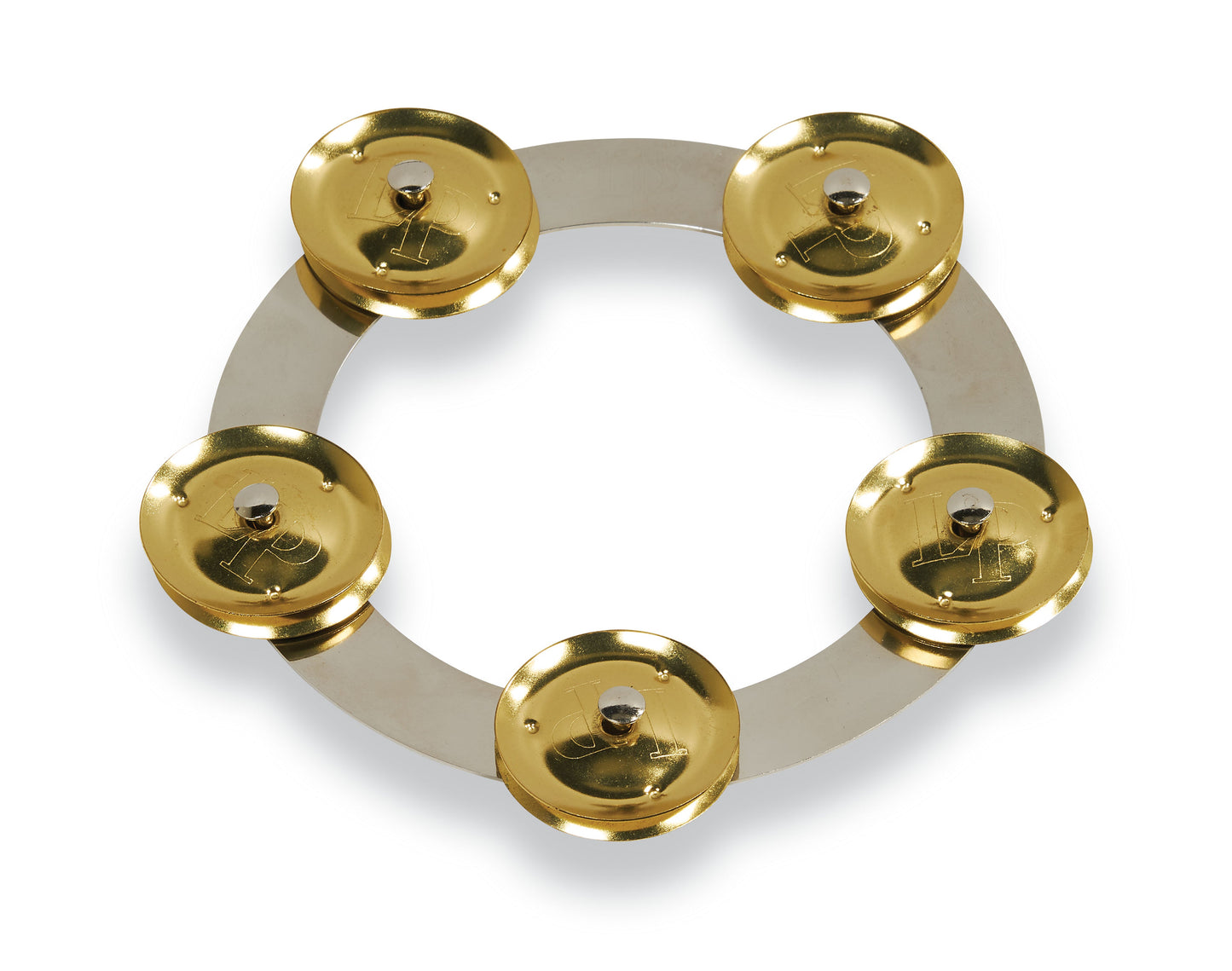 LP LP3806SBS 6 - inch Tambo - ring - Stainless Steel with Brass Jingles