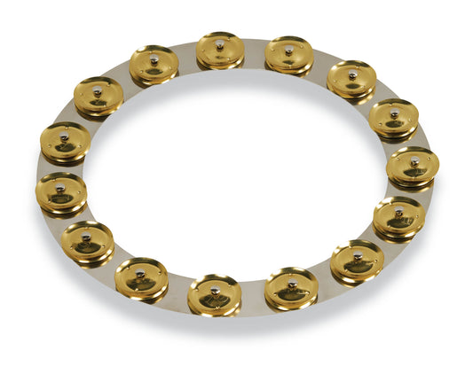 LP LP3814SBS 14 - inch Tambo - ring - Stainless Steel with Brass Jingles