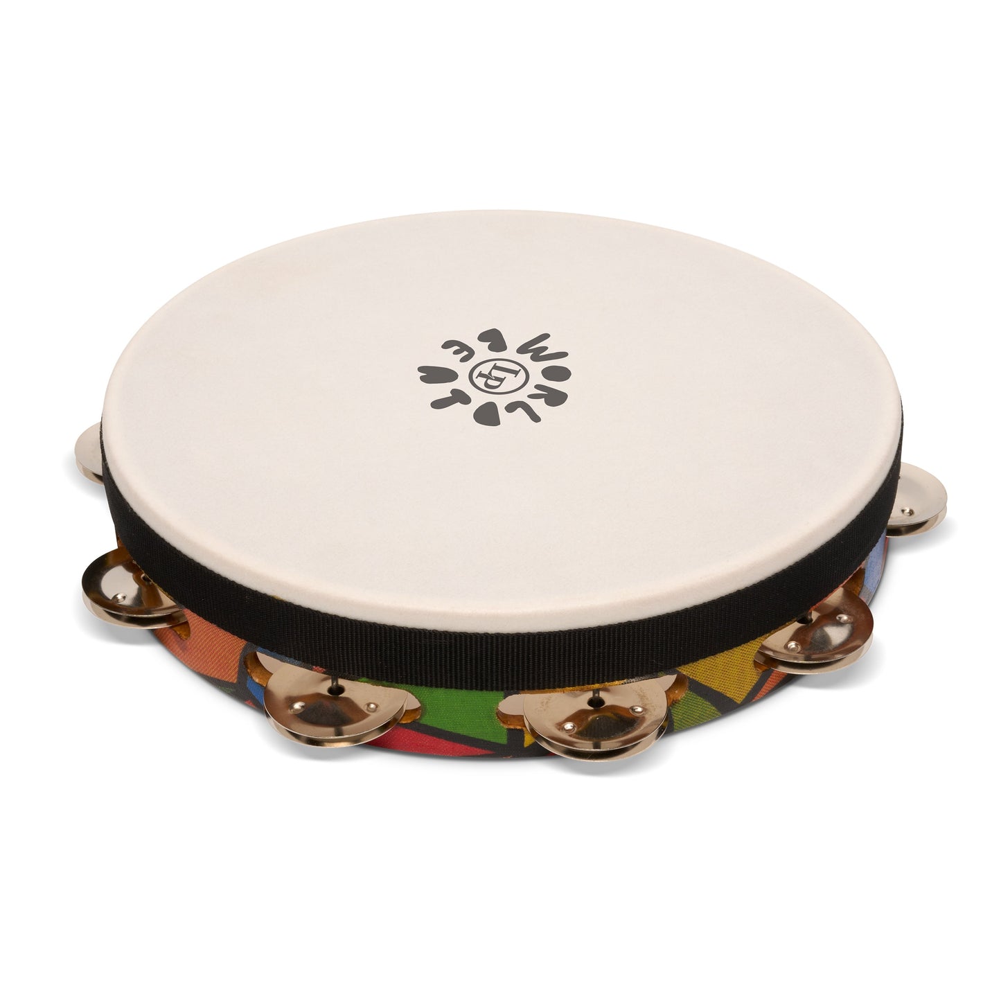 LP World Beat 10 Tambourine (single Row with Head)