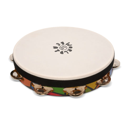 LP World Beat 10 Tambourine (single Row with Head)