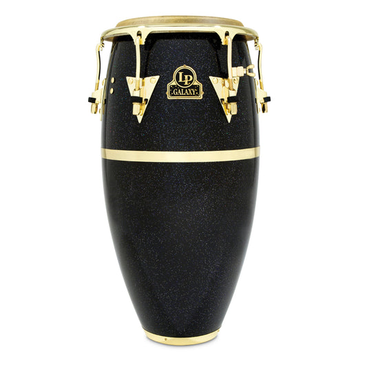 LP LP809Z Galaxy Fiberglass Conga - Black Hologram with Gold Tone Hardware